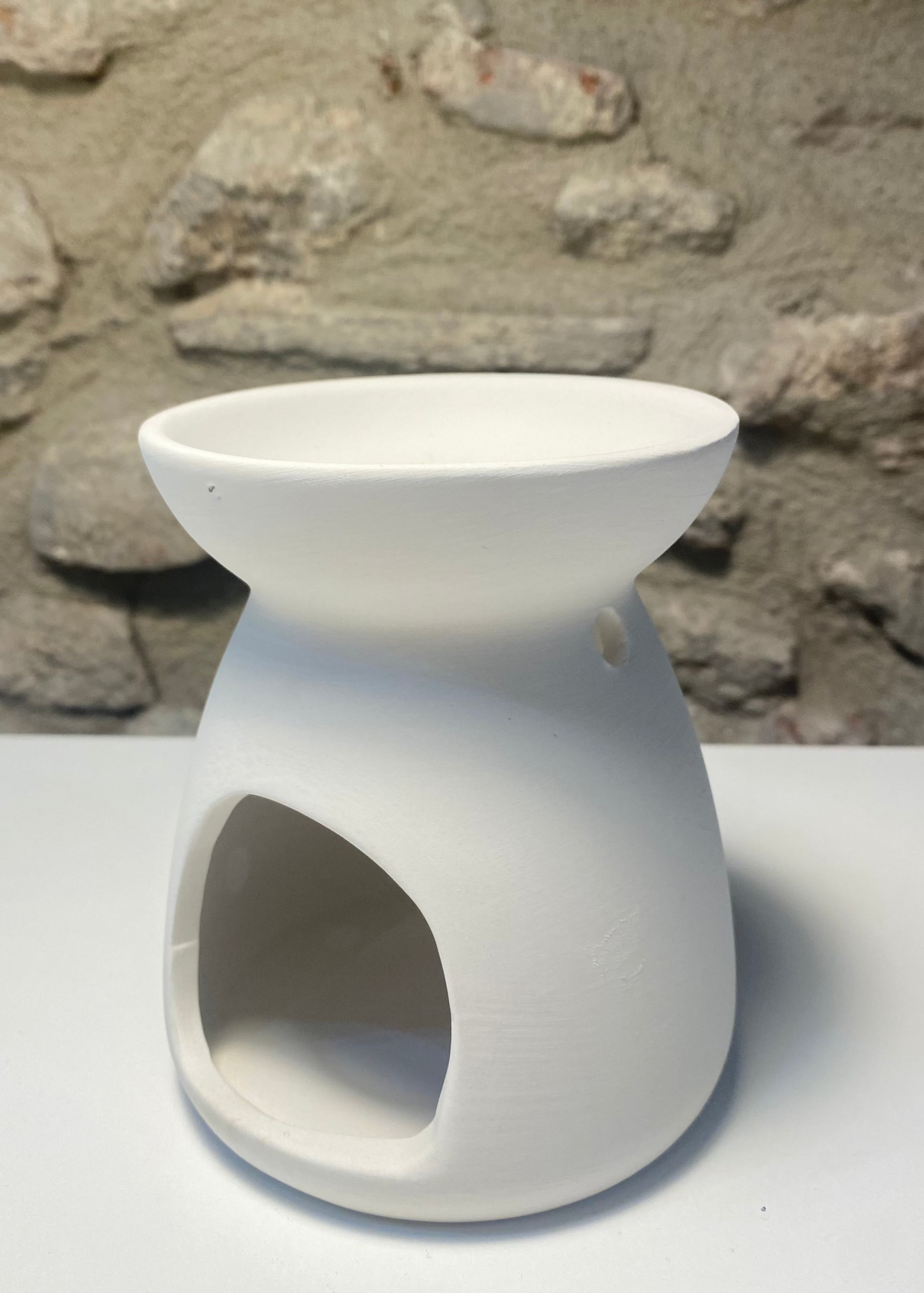 Distribuidor Bizcocho Blanco Oil Lamp