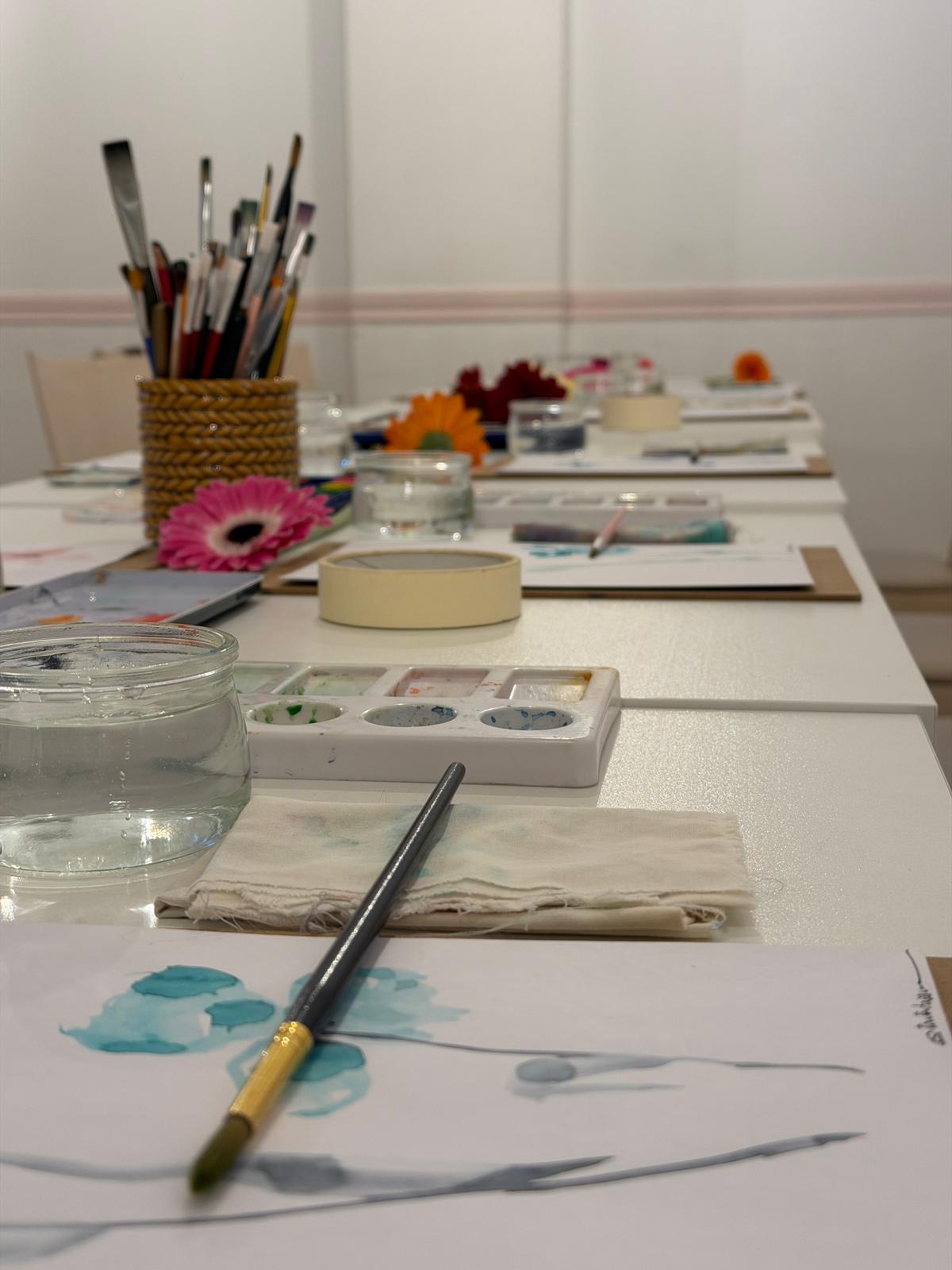 Taller Aquarel·la Floral