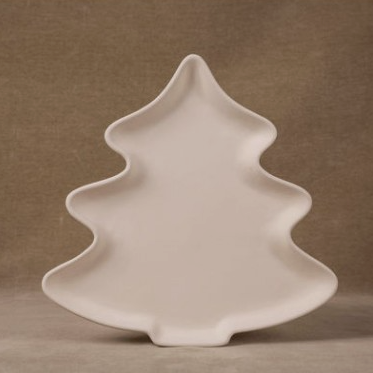 bizcocho blanco navidad plato arbol grande