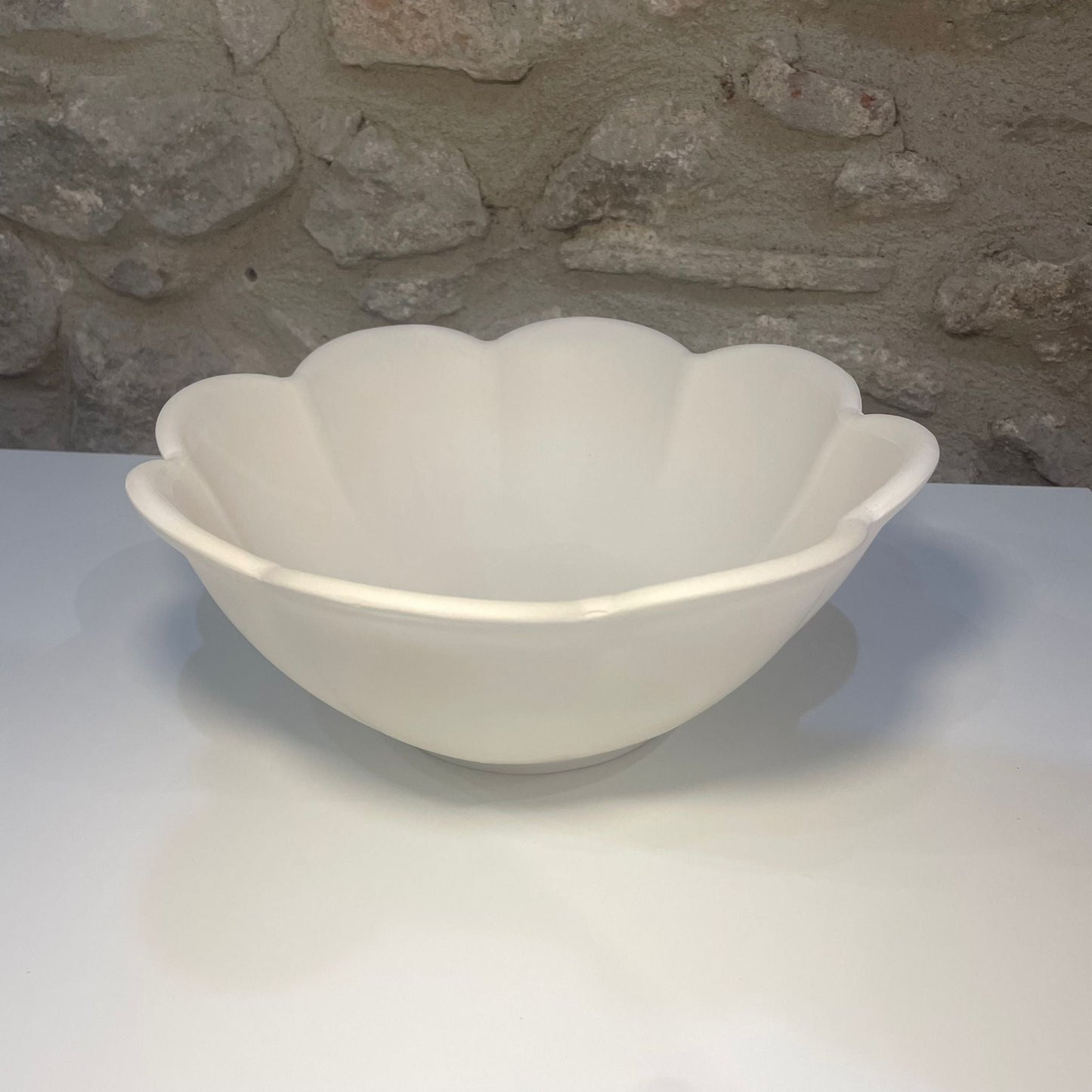 Distribuidor Bizcocho Blanco Gazpachera Trevol 26 X 11 Cm Bizcocho (Sin Esmalta