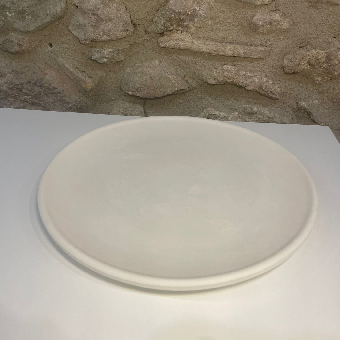 Distribuidor Bizcocho Blanco Plato De Pizza 31 Cm Bizcocho