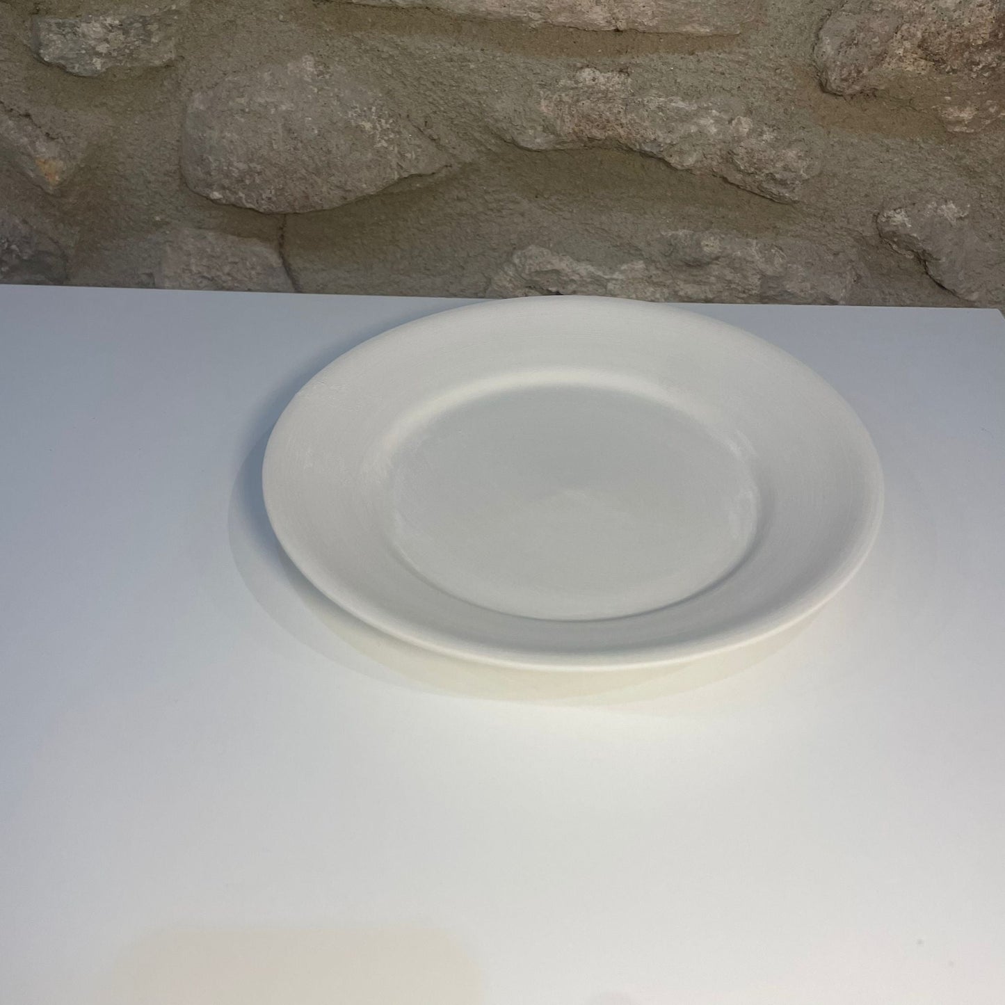 Distribuidor Bizcocho Blanco Plato Llano Nº4 18 Cm Bizcocho
