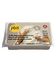 Arcilla secado al aire PLUS Blanco Natural 1,5kg Envase Clásico