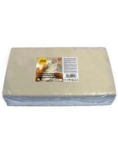 Arcilla secado al aire PLUS Blanco Natural 1,5kg Envase Clásico
