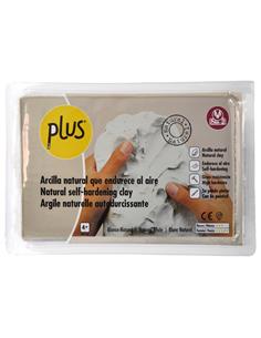 Arcilla secado al aire PLUS Blanco Natural 1kg Envase Clásico
