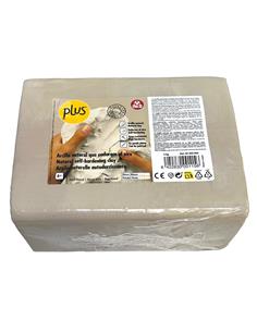 Arcilla secado al aire PLUS Blanco Natural 1,5kg Envase Clásico