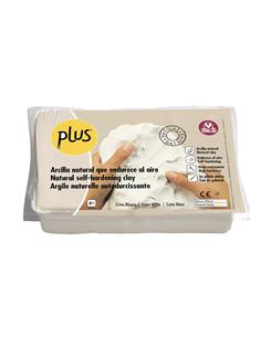 Arcilla secado al aire PLUS Extra Blanco 1,5kg Envase Clásico