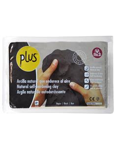 Arcilla secado al aire PLUS Negro 1kg Envase Clásico