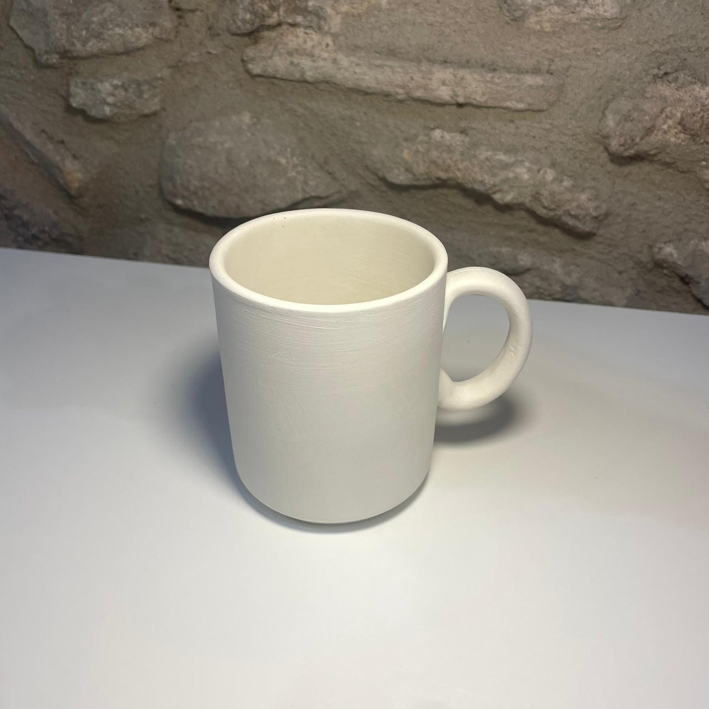 Distribuidor Bizcocho Blanco Vaso Asa 10 Cm Bizcocho
