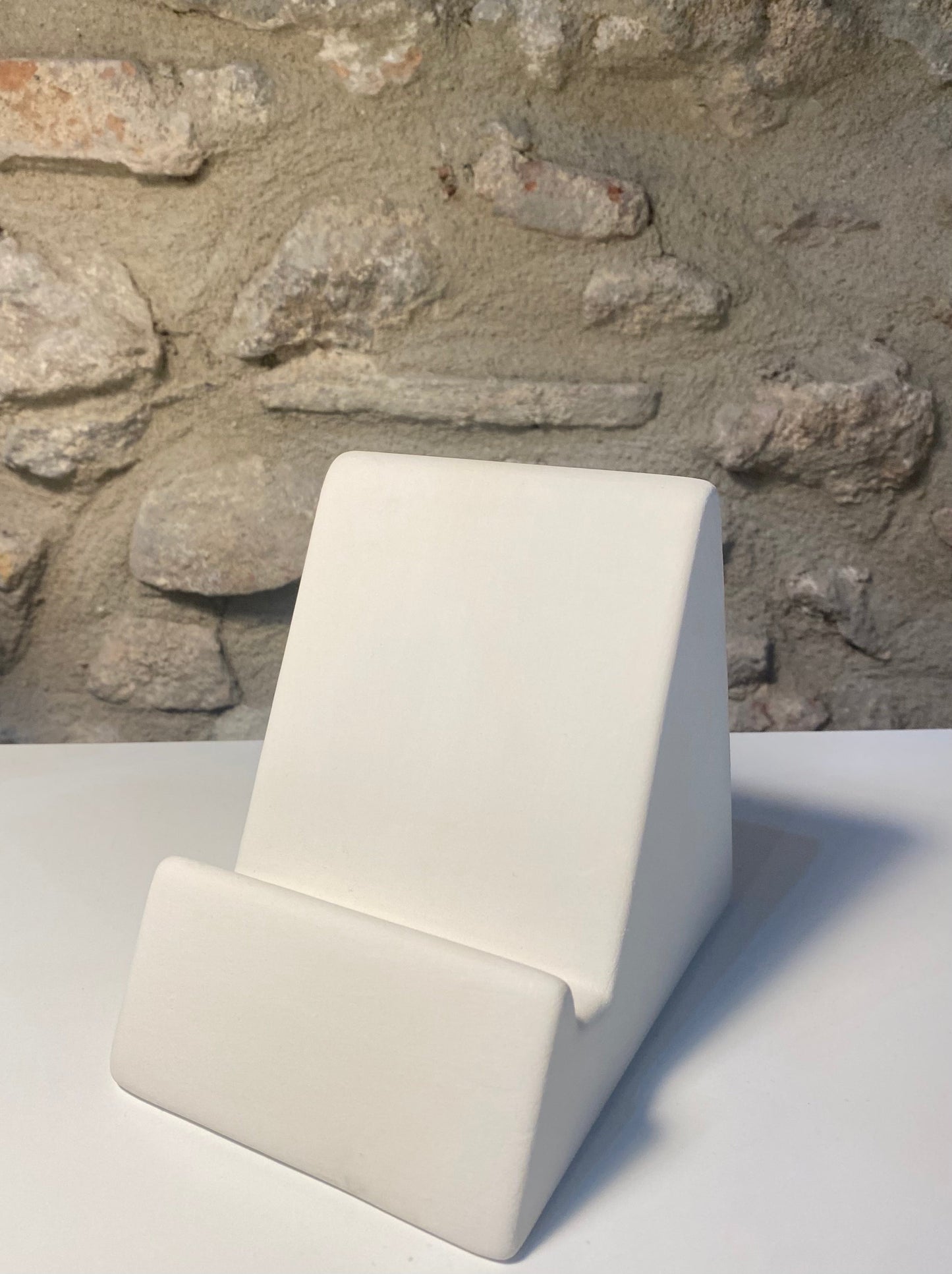 Distribuidor Bizcocho Blanco Porta Tablet/Smartphome
