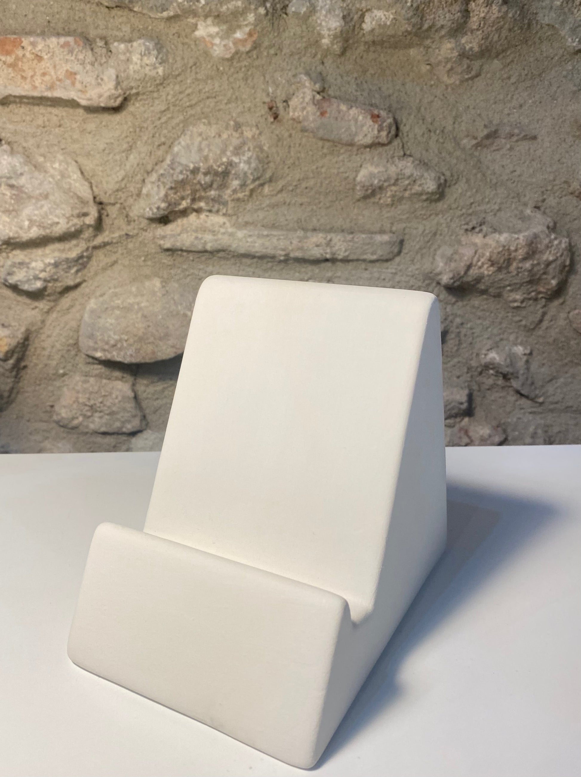 Distribuidor Bizcocho Blanco Porta Tablet/Smartphome