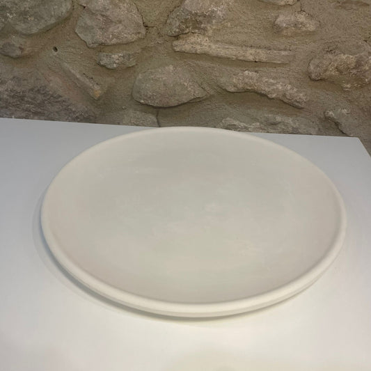 Distribuidor Bizcocho Blanco Plato De Pizza 31 Cm Bizcocho